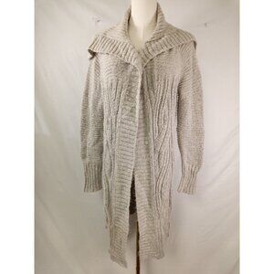 A New Day Women's Gray Knit Cardigan Duster Sweater Size Small